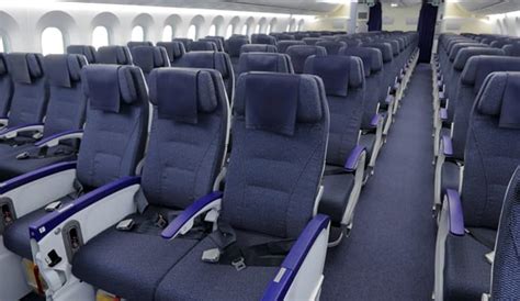 Seat Details For B787 9 Economy Class Cabin In Flight Travel