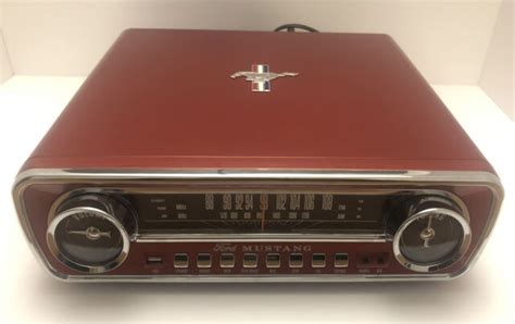 Ion Mustang Lp 4 In 1 Turntable Entertainment System Red For Sale