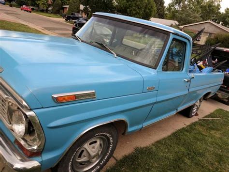 1970 Ford F100 Sport Custom V8 For Sale Seat Time Cars