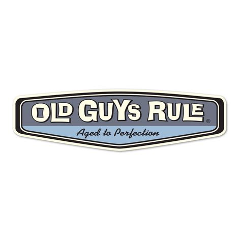 Old Guys Rule Sticker Rear View Sticker Old Guys Rule Official Online Store Largest