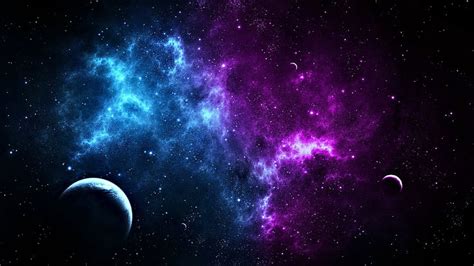 Hd Wallpaper Colors Galaxy Stars Planets Glow Nebula Space Art