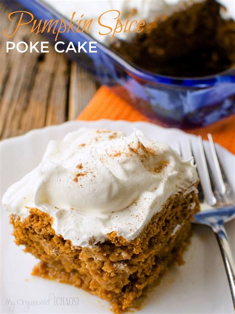 Pumpkin Spice Poke Cake With Cream Cheese Frosting The Cake Boutique