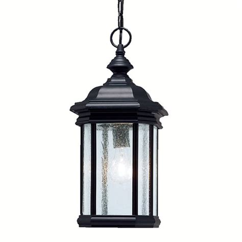 Brightech ambience pro outdoor string lights with hanging sockets & 7 led edison bulbs for outside, backyard, cafe, patio, or porch, 24 foot, black. Shop Kichler Lighting Kirkwood 18-in Black Outdoor Pendant Light at Lowes.com
