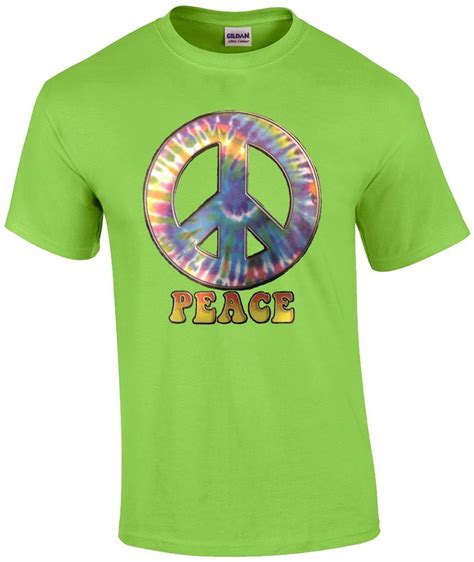 Tie Dye Peace Sign T Shirt Ebay
