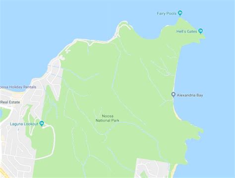 Map Of Noosa National Park