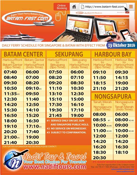 Jadwal Ferry Batam Singapura Tour Travel Batam Bintan Singapore