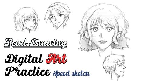 I hope you guys find this tutorial helpful, and let. Drawing Anime Heads | KRITA SPEED SKETCH | Practice #1 - YouTube