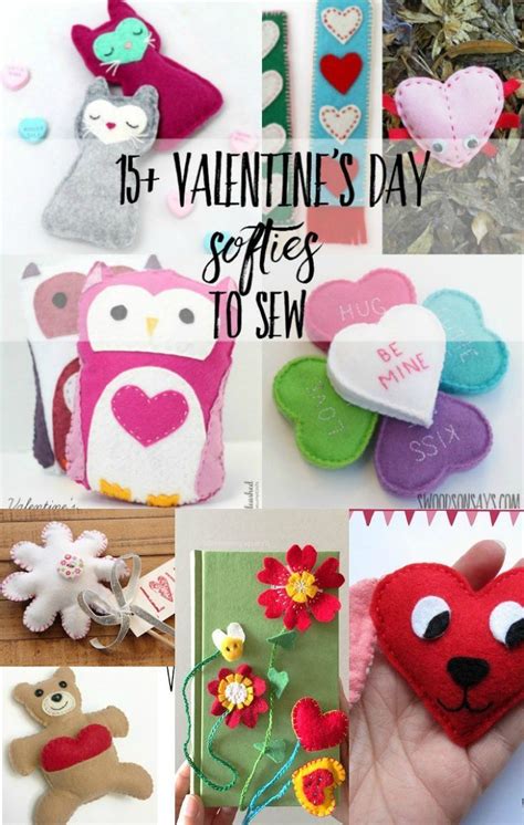 20 Felt Valentine Crafts To Sew Sewing Projects For Kids Sewing For Kids Valentine Crafts