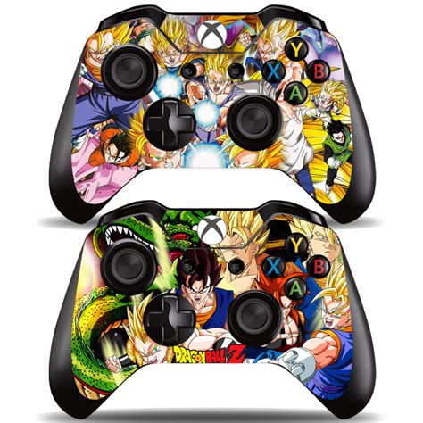 Experience aerial combos, destructible stages, famous scenes from the dragon ball anime reproduced in 60fps and 1080p resolution (higher resolution supported on xbox one x). Xbox One Controller Skin Dragon Ball Z Family Vinyl Wrap Stcikers for XB1 Remote - Faceplates ...