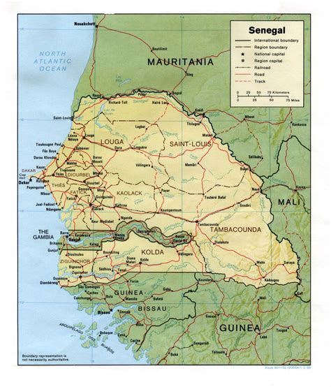 Senegal Maps Perry Castañeda Map Collection Ut Library Online