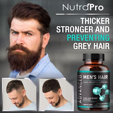 Hair Growth Vitamins For Men Anti Hair Loss Pills Regrow Hair And Beard 120caps 92617993820 Ebay