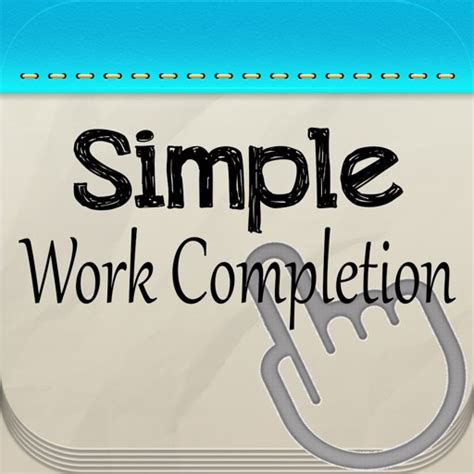 Simple Work Completion Certificate Apprecs