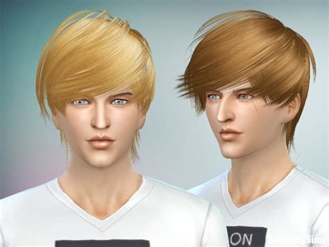 Butterflysims Hairstyle 023 No Hat Sims 4 Hairs
