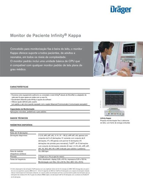 Monitor De Paciente Infinity Kappa