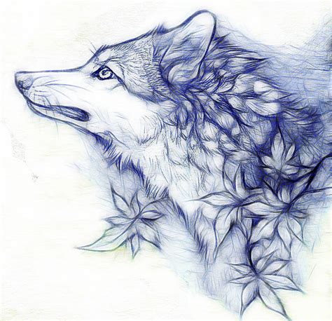 Autumn Wolf By Whitespiritwolf On Deviantart Wolf Artwork Wolf