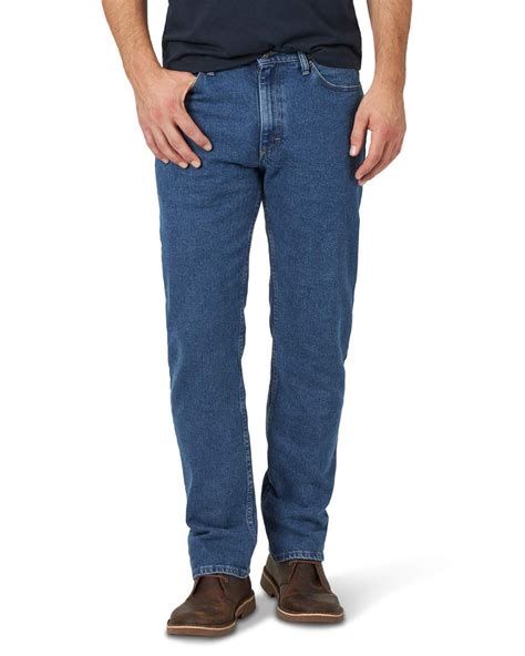 Wrangler Authentics Classic 5 Pocket Regular Fit Jean In Blue For Men