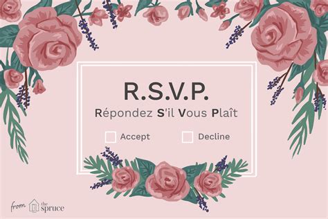 What Does RSVP Mean on an Invitation?