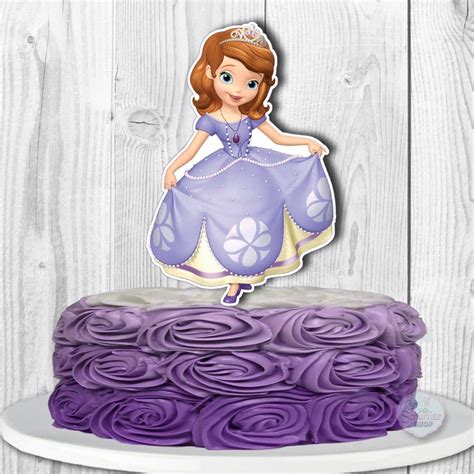 Sofia The First Cake Topper Sofia The First Centerpiece Etsy