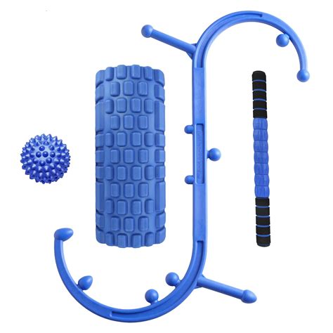 body back buddy blue trigger point self massager with sports therapy muscle massage stick 1 0 ocio