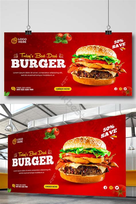Food Banner Design Template Free Download Printable Templates