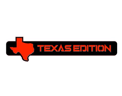 Texas Edition Dash Emblem