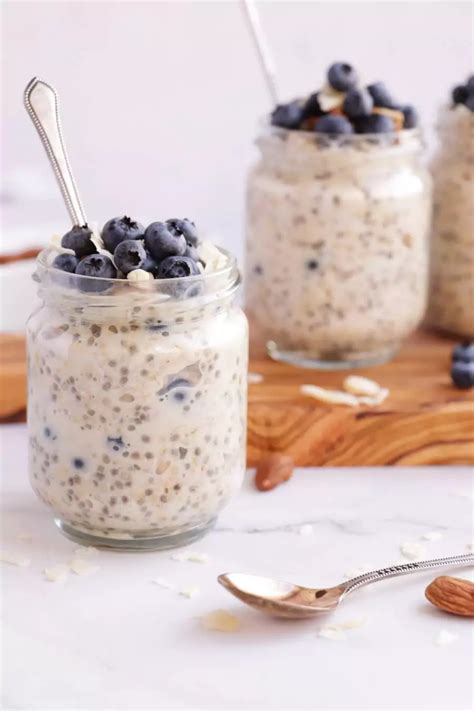 5 Ingredient Blueberry Chia Overnight Oats Recipe Cookme Recipes