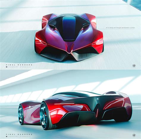 Futuristic Alfa Romeo Stradale Hypercar Draws Inspiration From The