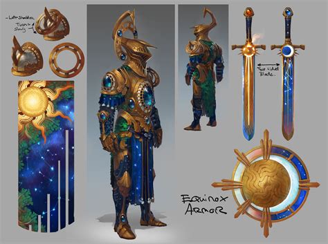 Artstation Equinox Armour Runescape Isaac Pringle Weapon Concept