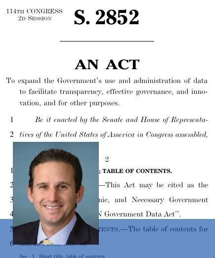 Open Government Data Act 2016 114th Congress S 2852