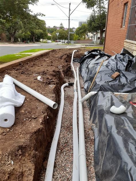 Subsoil Drainage Project In Rosehill Gsm Plumbing