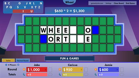 Wheel Of Fortune For Powerpoint Games By Tim