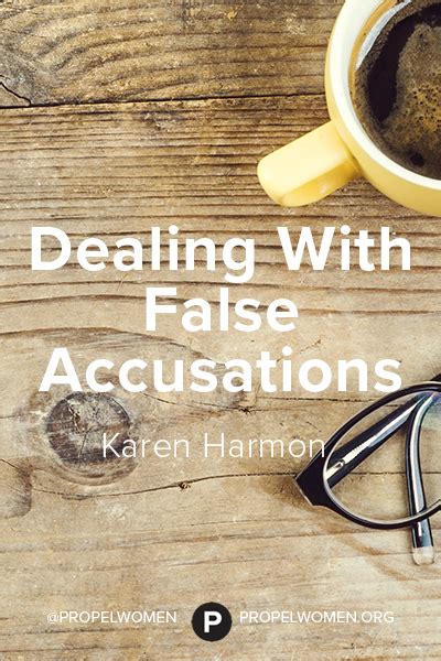 Dealing With False Accusations Propel Women