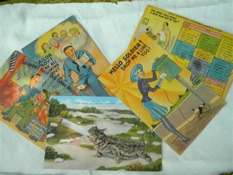 Lot Of Old Wwii Vintage Soldierandsailor Postcards Wpinup Artandgraphics