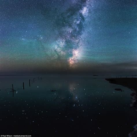 Milky Way And Stunning Aurora Australis Light Up New