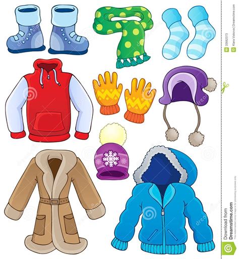 The only thing is that the character is more of a pet than a version of you. winter clothes for kids clipart - Clipground