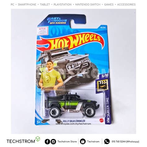 hot wheels rally baja crawler hw screen time fast and furious spy races shopee malaysia