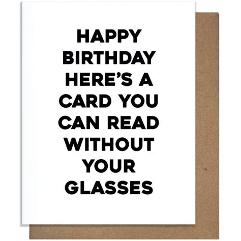 Read Without Your Glasses Card By Pretty Alright Goods Outer Layer