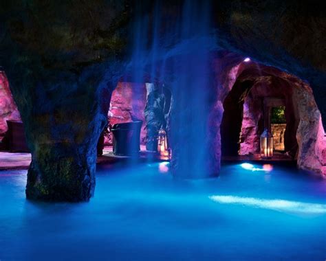 Swimming Pool Grotto Cavern Amazing Swimming Pools Indoor Swimming