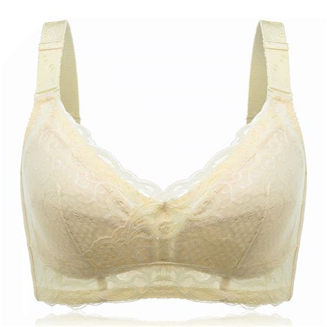 Sexy Plus Size Lace Wireless Breathable Thin Full Cup G Cup Bra Newchic