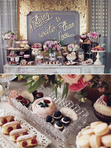 wedding dessert table ideas that will blow your mind create yours