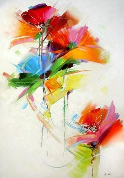 30 Trendy Ideas Flowers Art Watercolour Colour Abstract Flowers