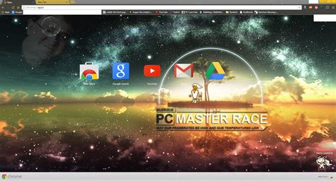 The Official Pcmasterrace Chrome Theme Is Here Pcmasterrace