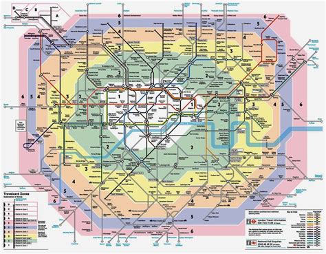 Tube Map Guida Di Viaggio Viaggio Londra
