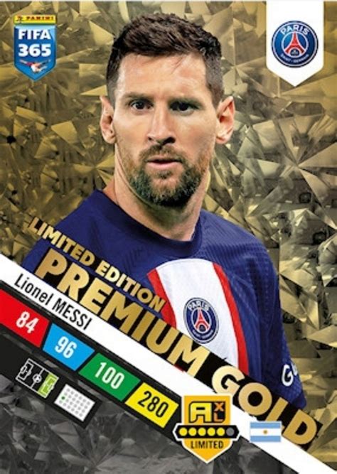 Messi Limited Premium Gold Karty Fifa 2023 13346387350 Oficjalne