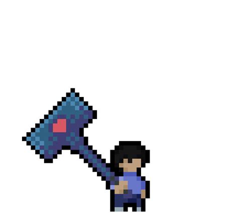 Pixel Hammer Sticker For Ios And Android Giphy