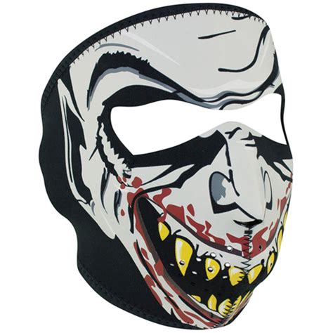 Zan Headgear Neoprene Glow In The Dark Vampire Face Mask Wholesale