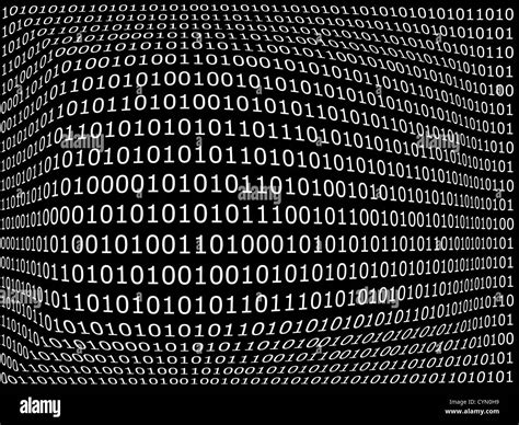 Binary Computer Data Background With 1 And 0 Stock Photo Alamy
