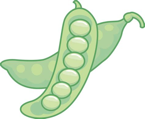 Free Cute Green Peas Vegetable Cartoon Kawaii Style Green Peas