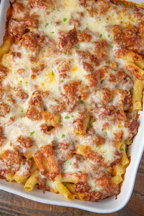 The Ultimate Baked Ziti Three Cheese And Easy Dinner Then Dessert
