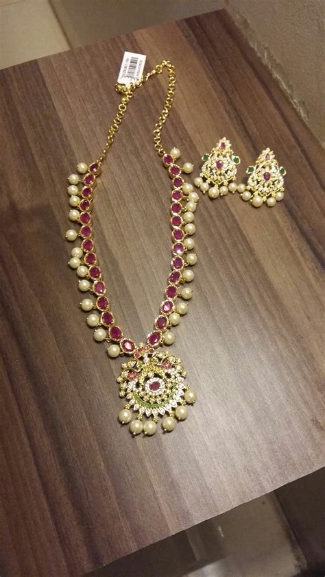 Party And Weddings Female One Gram Gold Jewellery Rs 1000 Unit Id